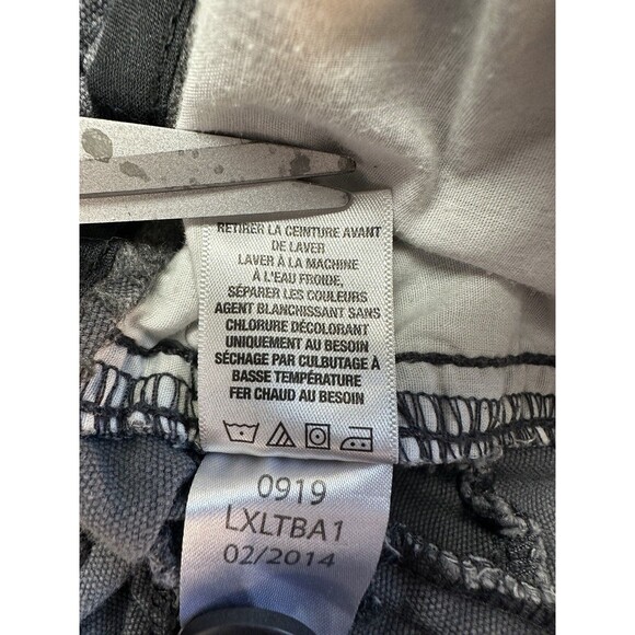 Aeropostale Cargo Shorts Mens 28 x 11 Gray Flat Front Denim Pockets Loose - Picture 6 of 11